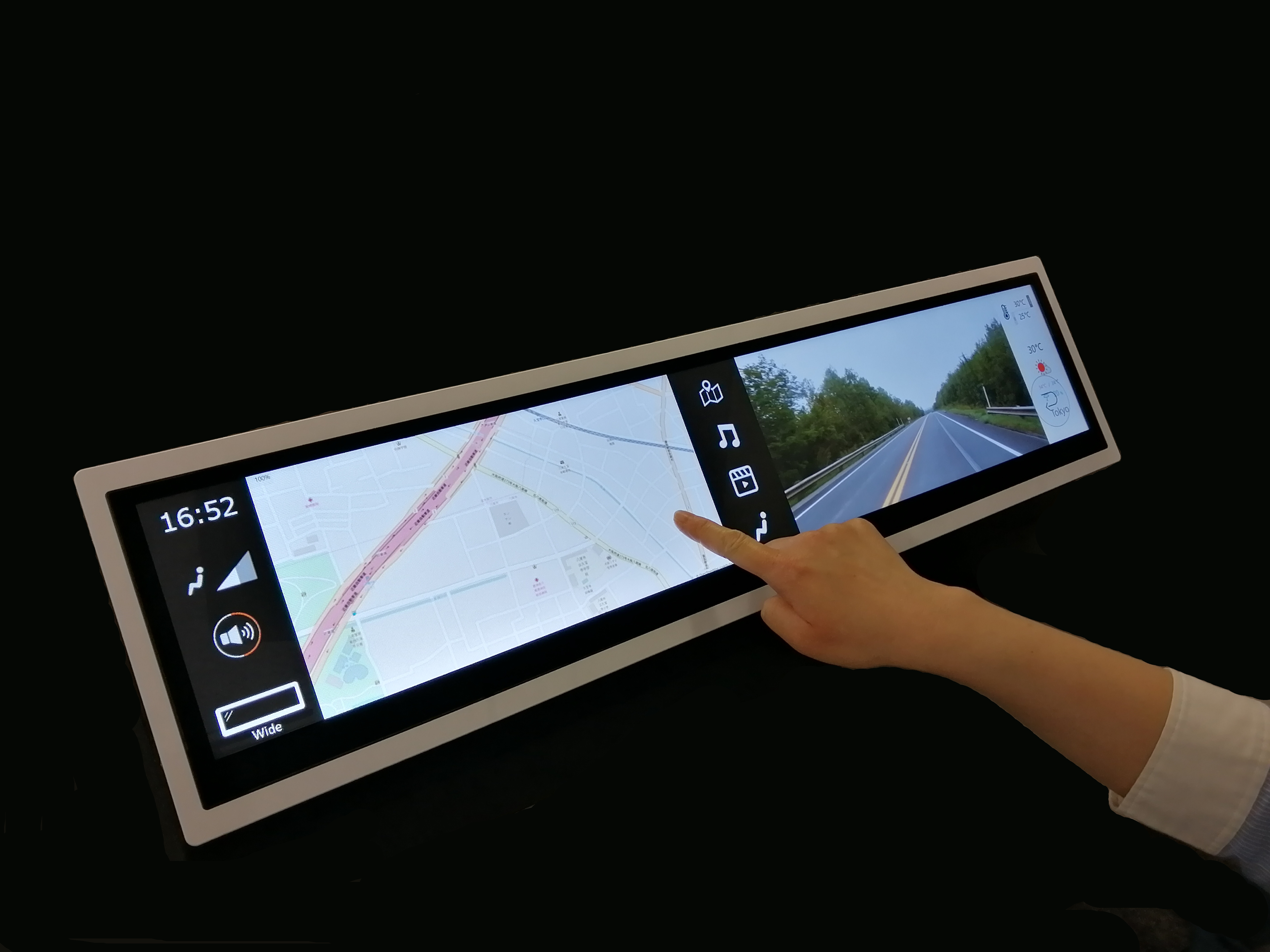 28” Ultra-wide Seamless Touch Panel